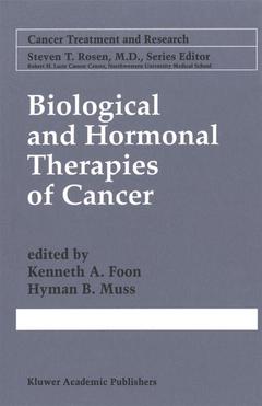 Couverture de l’ouvrage Biological and Hormonal Therapies of Cancer