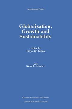 Couverture de l’ouvrage Globalization, Growth and Sustainability