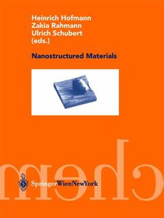Couverture de l’ouvrage Nanostructured Materials