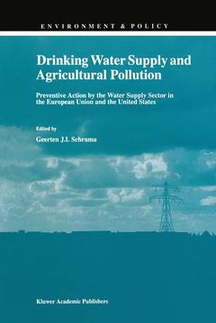 Couverture de l’ouvrage Drinking Water Supply and Agricultural Pollution