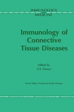 Couverture de l’ouvrage Immunology of the Connective Tissue Diseases
