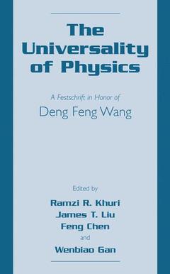 Couverture de l’ouvrage The Universality of Physics