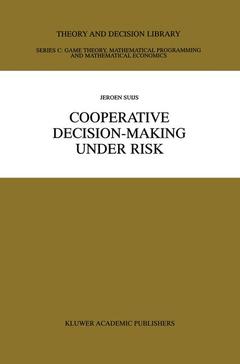 Couverture de l’ouvrage Cooperative Decision-Making Under Risk