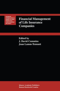Couverture de l’ouvrage Financial Management of Life Insurance Companies