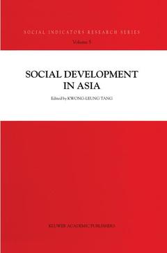 Couverture de l’ouvrage Social Development in Asia