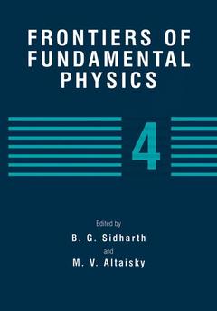 Couverture de l’ouvrage Frontiers of Fundamental Physics 4