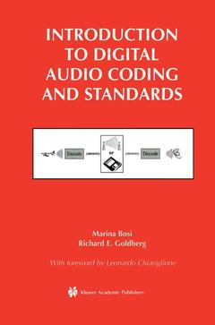Couverture de l’ouvrage Introduction to Digital Audio Coding and Standards