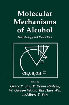 Couverture de l’ouvrage Molecular Mechanisms of Alcohol