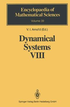 Couverture de l’ouvrage Dynamical Systems VIII