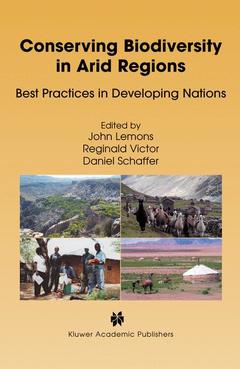 Cover of the book Conserving Biodiversity in Arid Regions