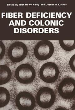 Couverture de l’ouvrage Fiber Deficiency and Colonic Disorders