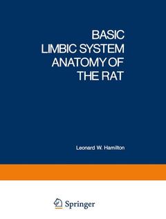 Couverture de l’ouvrage Basic Limbic System Anatomy of the Rat