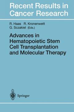 Couverture de l’ouvrage Advances in Hematopoietic Stem Cell Transplantation and Molecular Therapy