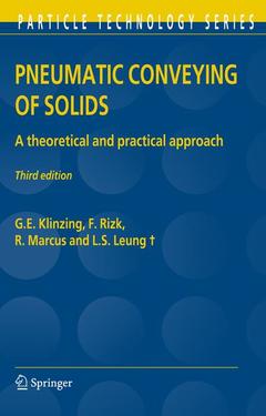 Couverture de l’ouvrage Pneumatic Conveying of Solids