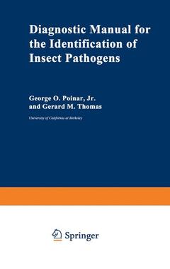 Couverture de l’ouvrage Diagnostic Manual for the Identification of Insect Pathogens