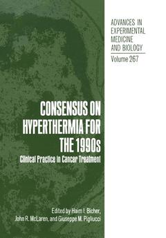 Couverture de l’ouvrage Consensus on Hyperthermia for the 1990s