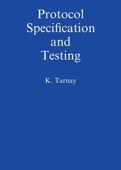 Cover of the book Protocol Specification and Testing