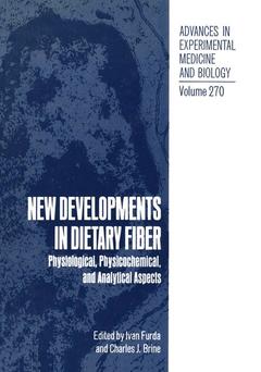 Couverture de l’ouvrage New Developments in Dietary Fiber