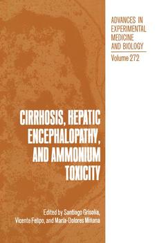 Couverture de l’ouvrage Cirrhosis, Hepatic Encephalopathy, and Ammonium Toxicity