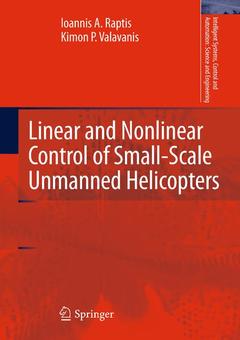 Couverture de l’ouvrage Linear and Nonlinear Control of Small-Scale Unmanned Helicopters