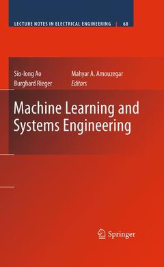 Cover of the book Machine Learning and Systems Engineering