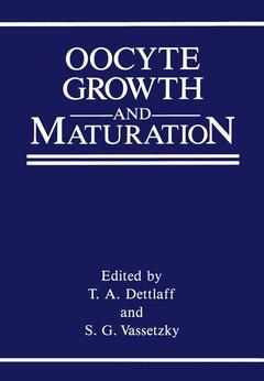 Couverture de l’ouvrage Oocyte Growth and Maturation