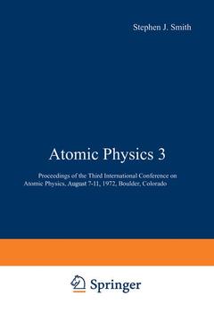 Couverture de l’ouvrage Atomic Physics 3