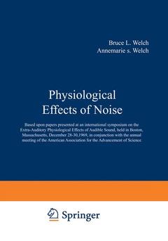 Couverture de l’ouvrage Physiological Effects of Noise