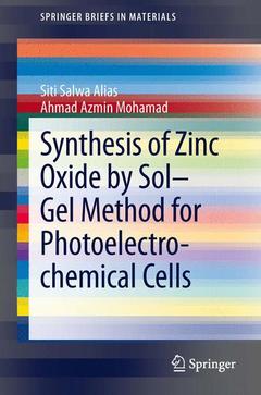 Cover of the book Synthesis of Zinc Oxide by Sol-Gel Method for Photoelectrochemical Cells