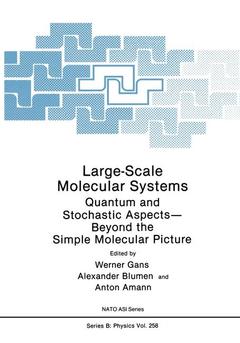 Couverture de l’ouvrage Large-Scale Molecular Systems
