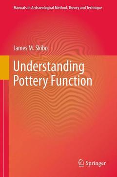 Couverture de l’ouvrage Understanding Pottery Function