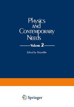 Couverture de l’ouvrage Physics and Contemporary Needs