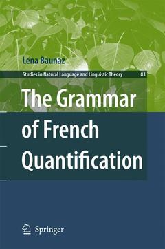 Cover of the book The Grammar of French Quantification