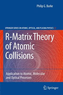 Couverture de l’ouvrage R-Matrix Theory of Atomic Collisions