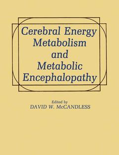 Cover of the book Cerebral Energy Metabolism and Metabolic Encephalopathy
