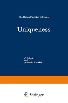 Couverture de l’ouvrage Uniqueness