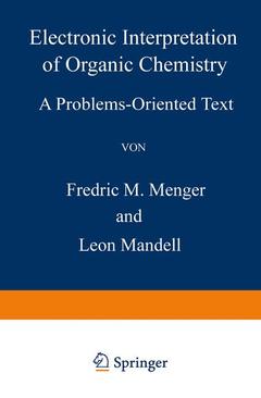 Couverture de l’ouvrage Electronic Interpretation of Organic Chemistry