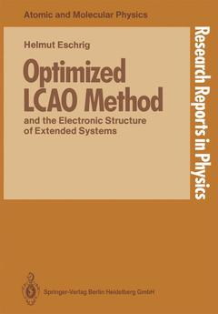Couverture de l’ouvrage Optimized LCAO Method and the Electronic Structure of Extended Systems
