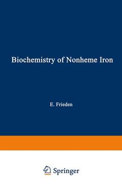 Couverture de l’ouvrage Biochemistry of Nonheme Iron