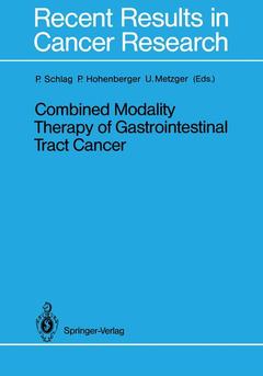 Couverture de l’ouvrage Combined Modality Therapy of Gastrointestinal Tract Cancer