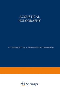 Cover of the book Acoustical Holography
