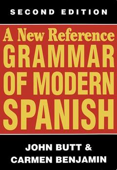 Cover of the book A New Reference Grammar of Modern Spanish