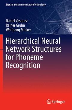 Couverture de l’ouvrage Hierarchical Neural Network Structures for Phoneme Recognition