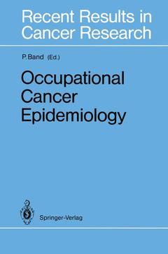 Couverture de l’ouvrage Occupational Cancer Epidemiology