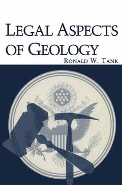 Cover of the book Legal Aspects of Geology