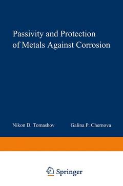 Couverture de l’ouvrage Passivity and Protection of Metals Against Corrosion