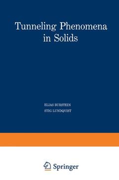 Couverture de l’ouvrage Tunneling Phenomena in Solids