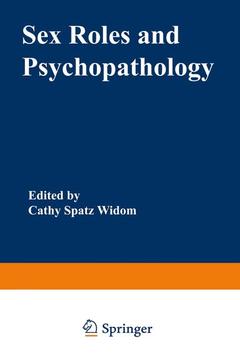 Couverture de l’ouvrage Sex Roles and Psychopathology