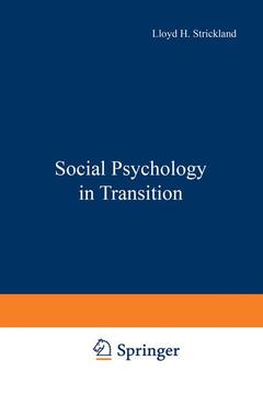 Couverture de l’ouvrage Social Psychology in Transition