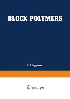 Couverture de l’ouvrage Block Polymers